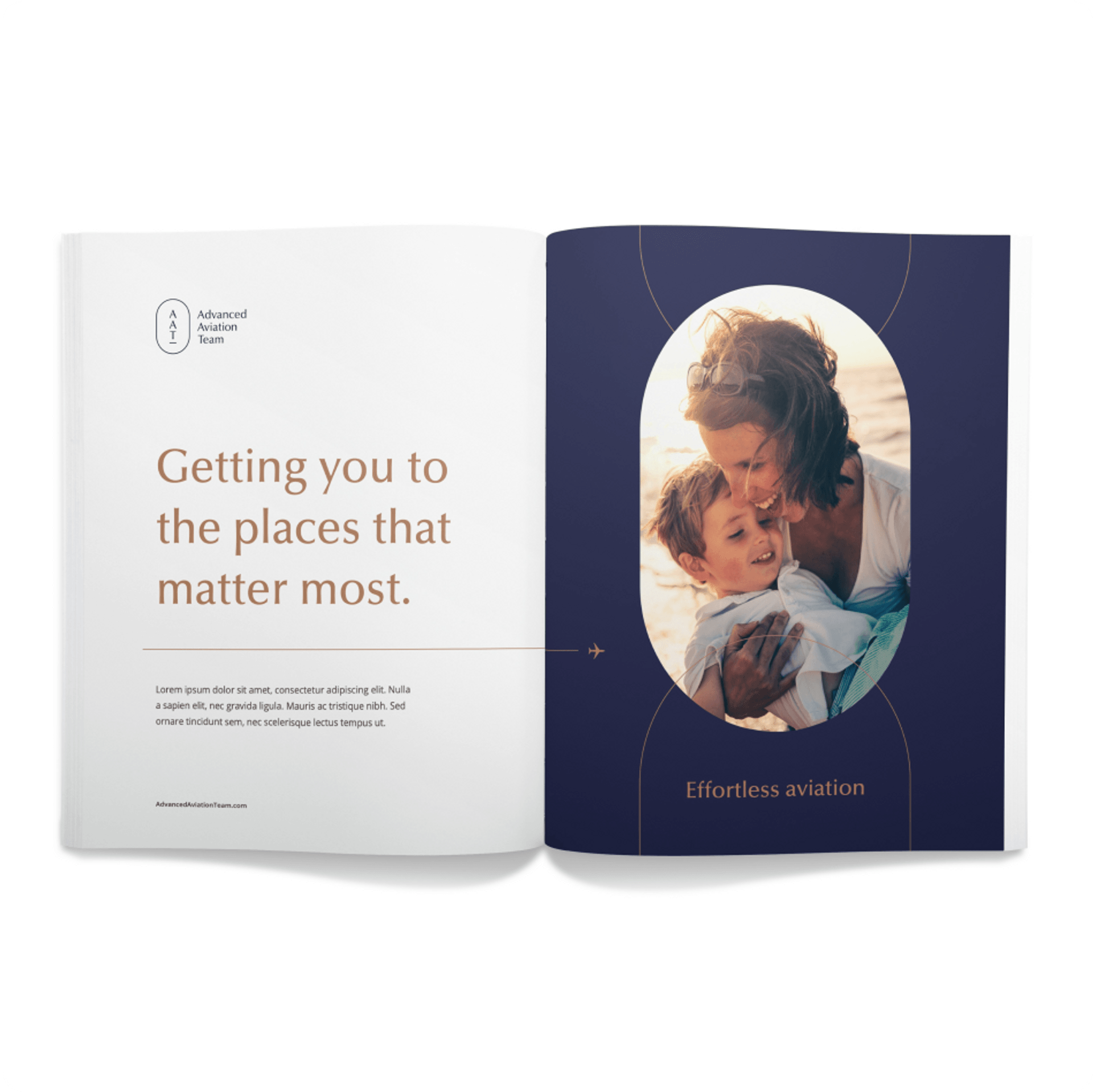 Luxury dovetails with familiarity using welcoming, people-focused photography.