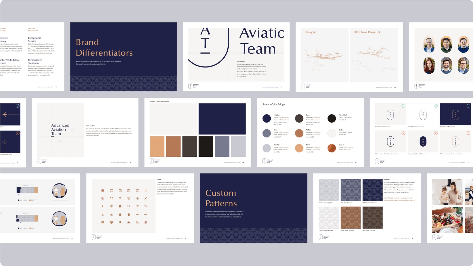 Comprehensive guidelines outline strategic messaging, brand differentiators, logo usage, and graphic language to ensure that content and collateral remain consistent and recognizable.