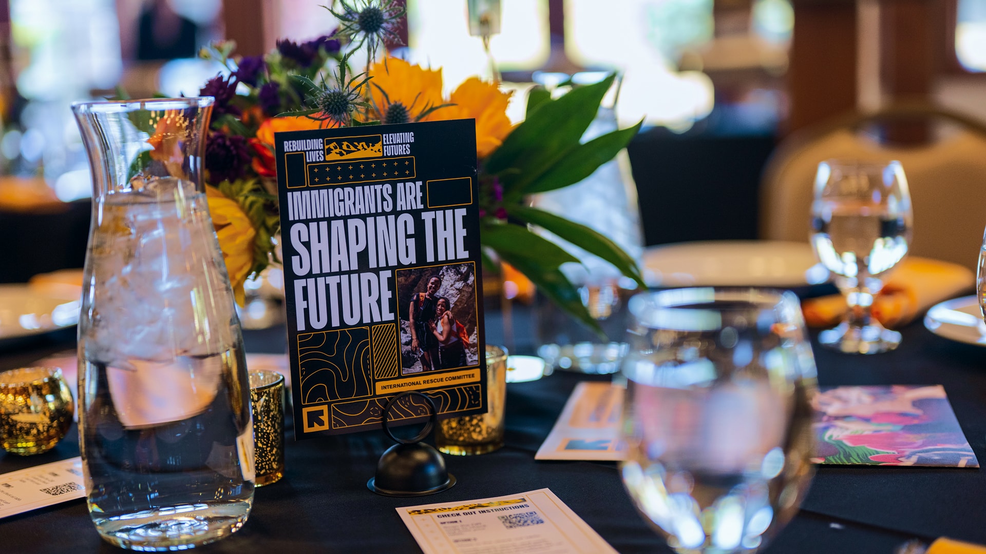 Photographs from the Rebuilding Lives, Elevating Futures evening