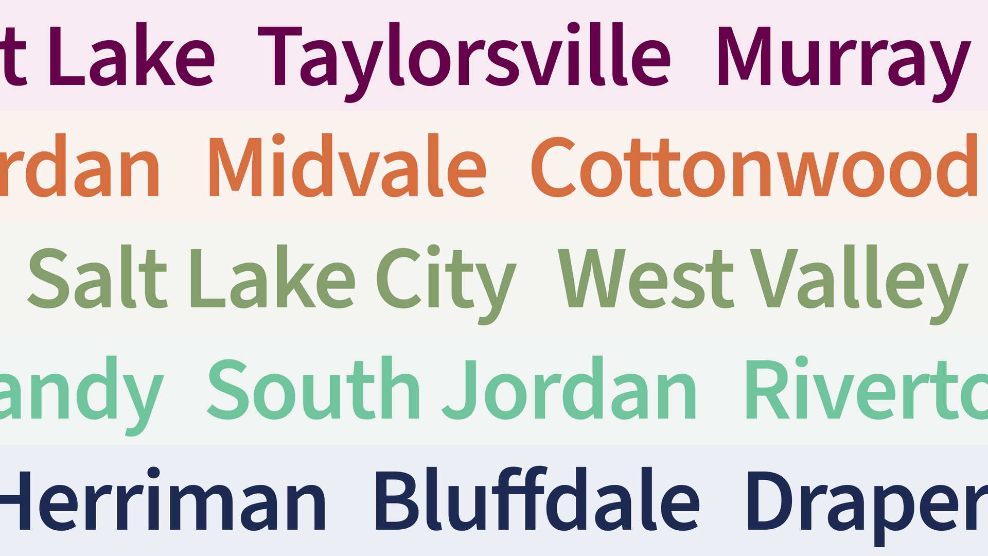 Salt Lake County Color Palette Expansion