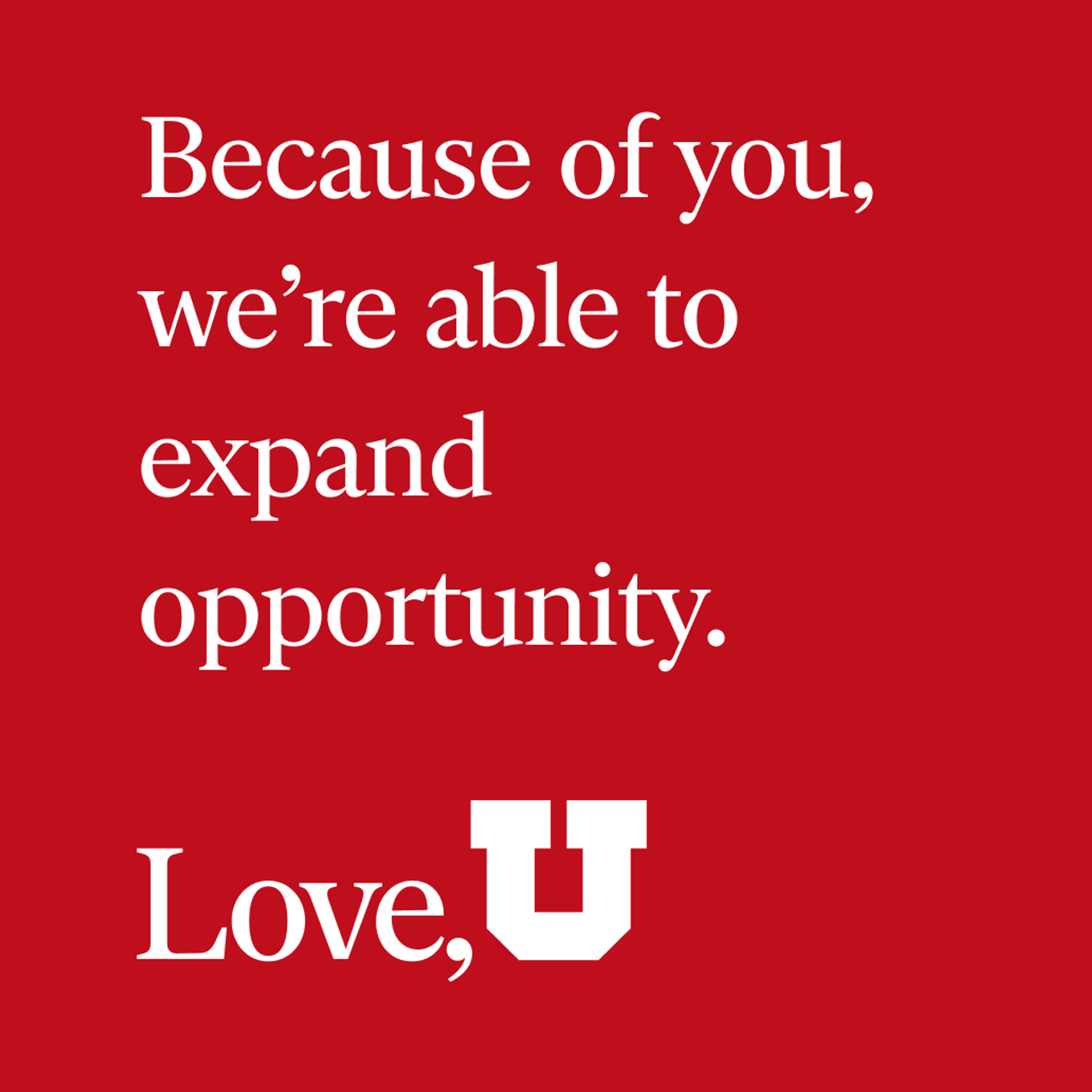 University of Utah Giving Platform